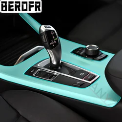 Car Interior Cover Trim Gear Shift Center Console Transparent TPU Protective Film Stickers for BMW X3 X4 F25 F26 Accessories