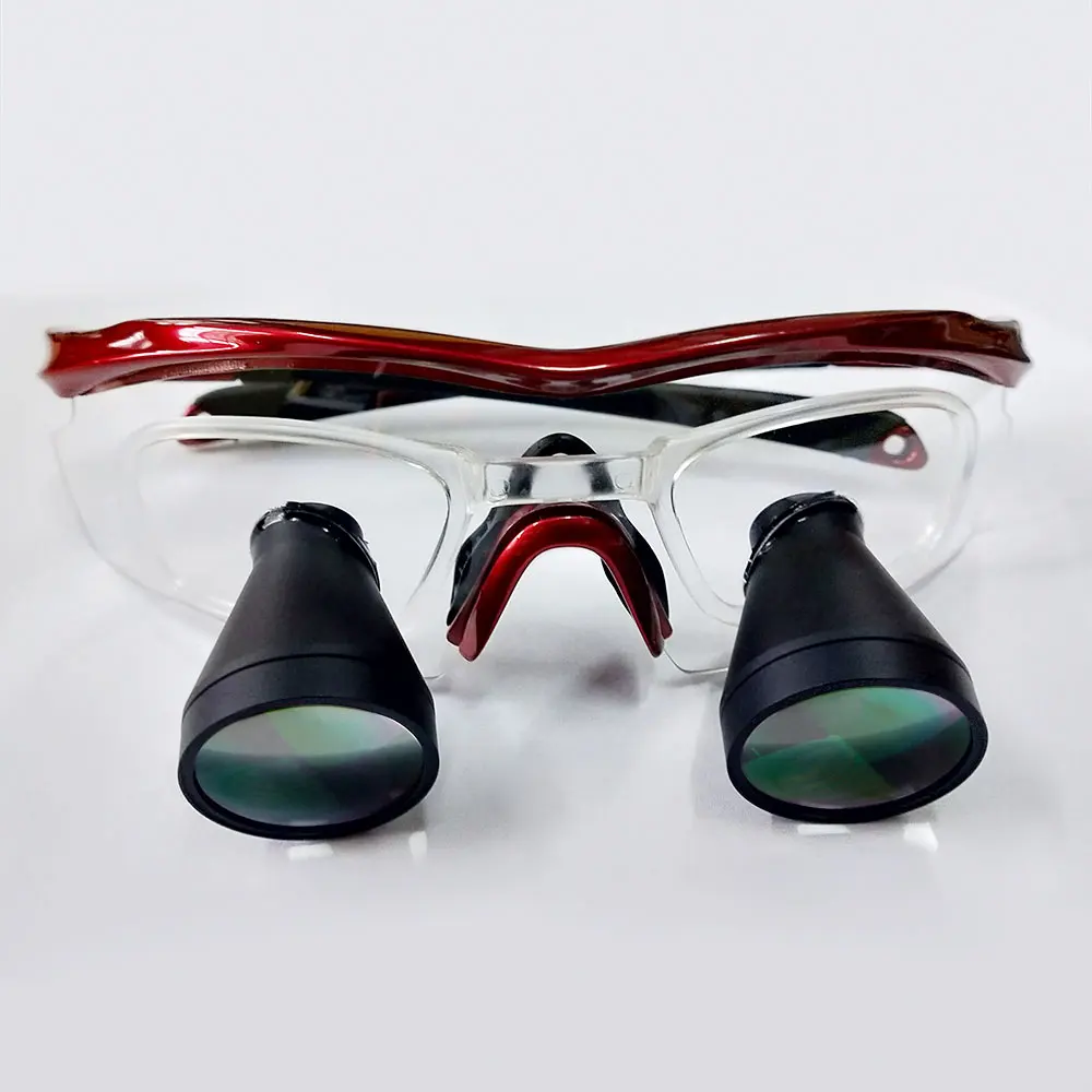Imagem -02 - Binóculos Dental Loupe Dentist Lupa de Dentista Vidro Óptico Operação Ultra-light 330460 mm 2.5x 3.5x Ttl