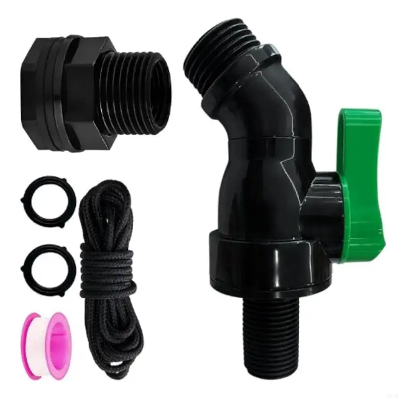 Strong Plastic Outdoor Faucet Connector 3/4 or Leakproof Threaded Tap Water Spouts Connector for Tanks Irrigations 37JD