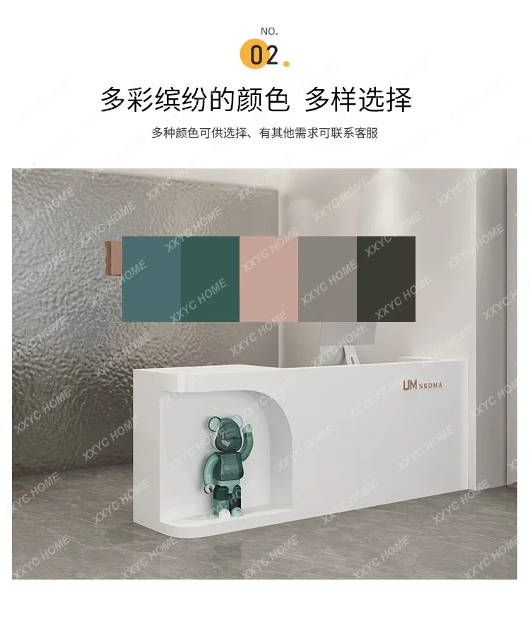 HHSimple الحديثة الفولاذ المقاوم للصدأ طاولة بار صالون تجميل متجر الملابس صفحة الخروج الصغيرة