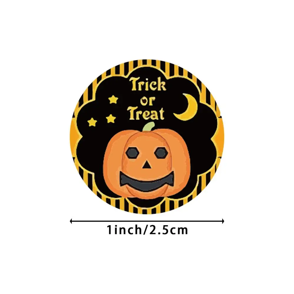 2021 NEW 50-500pcs Halloween Sticker Sealing Label Stickers Adhesive Sticker For Gifts Handmade Envelope DIY Stationery Stickers