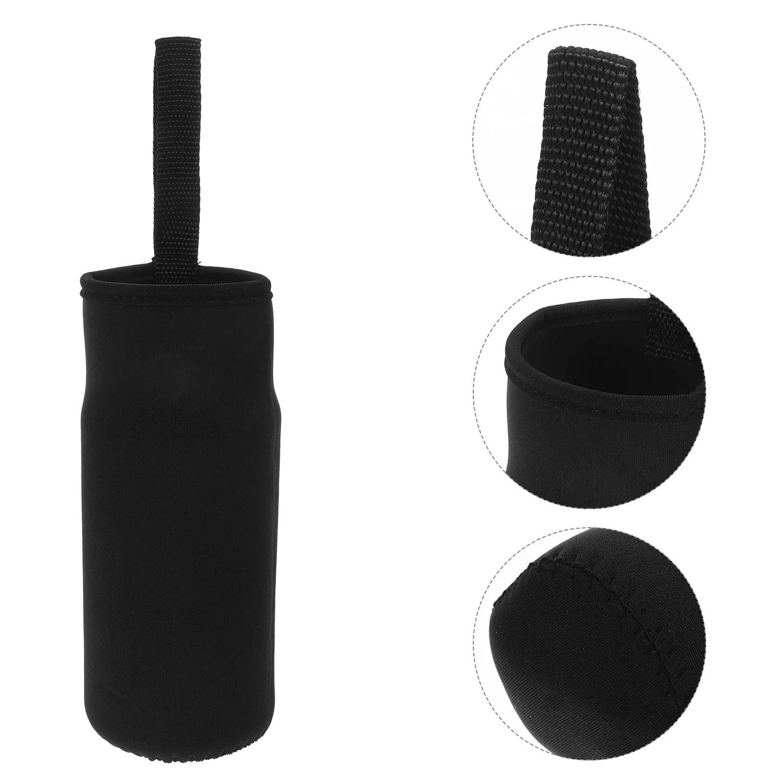 

Insulated Water Bottle Cup Set Tumbler Waterbottle Carrier Bag Sport Black
