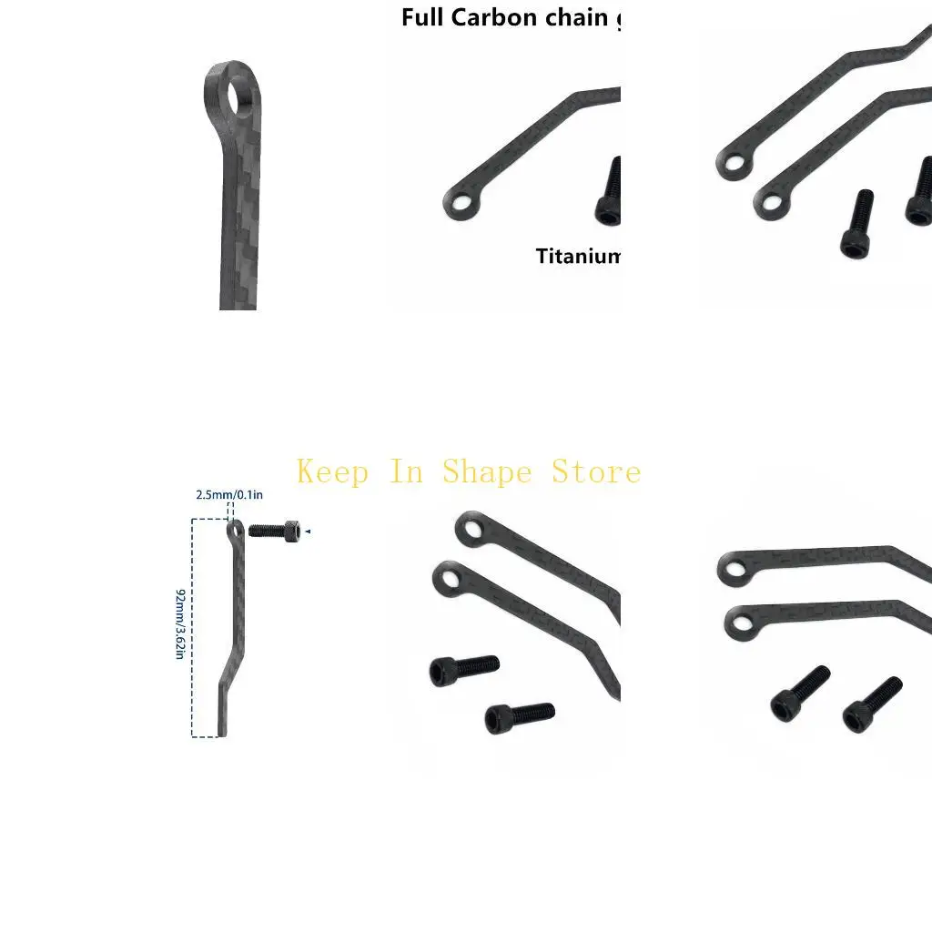 

U1JC Система крепления цепи для дорожных велосипедов Конструкция из углеродного волокна Легкая конструкция предотвращает цепи из