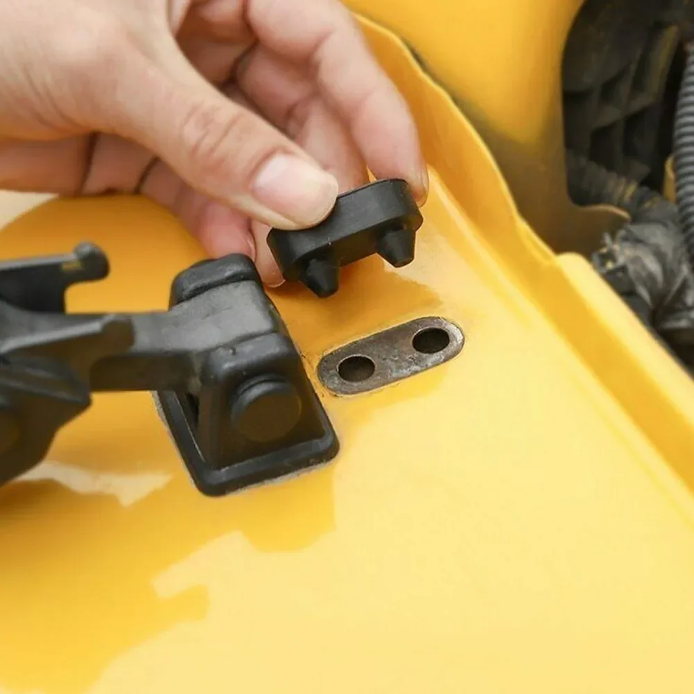 Hood Lock Latches Locking Catch Brackets Kit For Jeep For For For Wrangler 97-06 Rubber Anti-deform Excellent Design Replacement