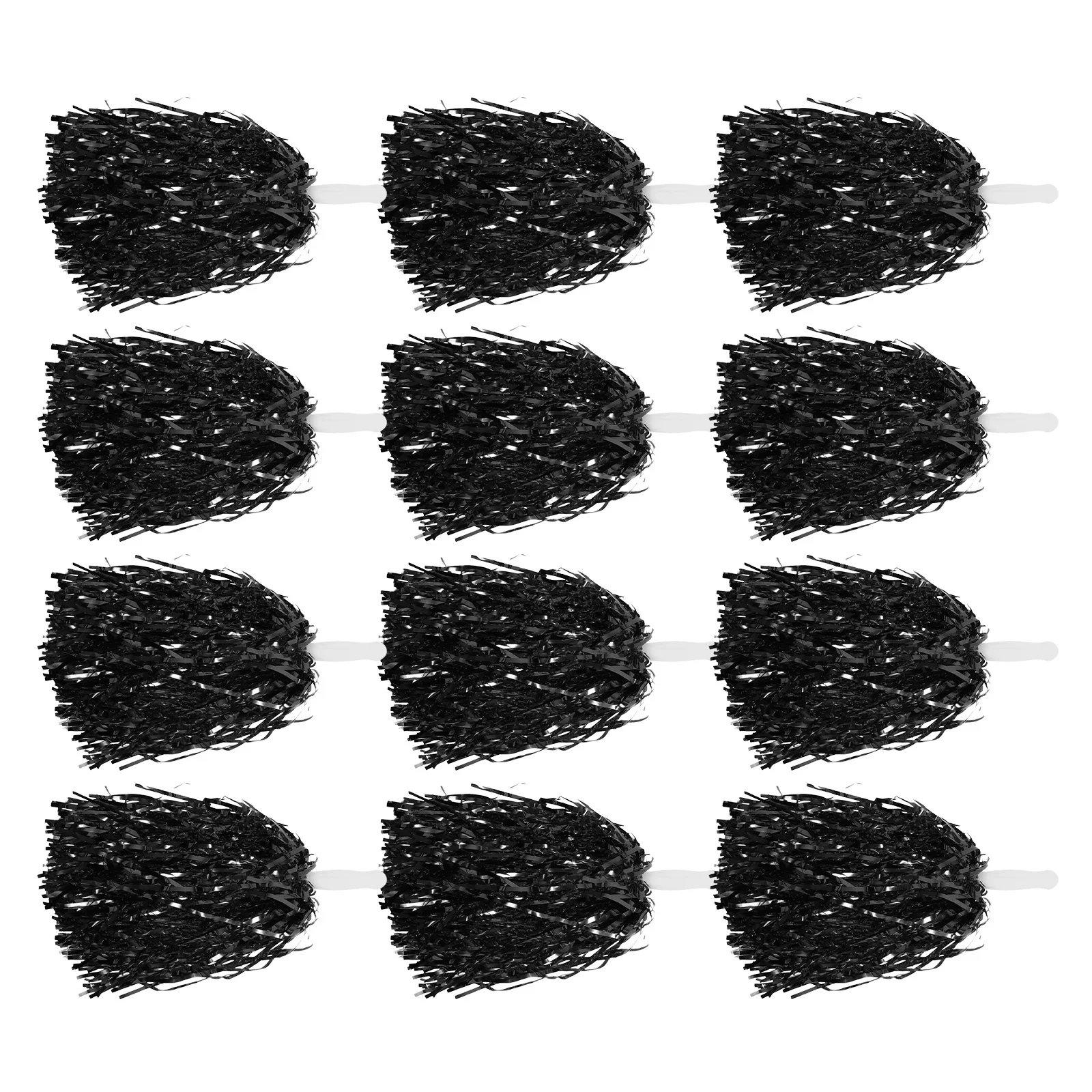 

12Pcs Sports Meeting Prop Lightweight Cheer Poms with Comfortable Grip Ideal for Cheerleading Competitions Team
