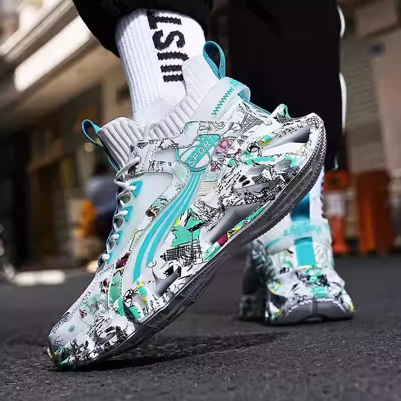 

2025 New Sock-Style Running Shoes Lightweight Running Shoes Men's Luxury Brand Running Shoes Women's Outdoor Training Shoes
