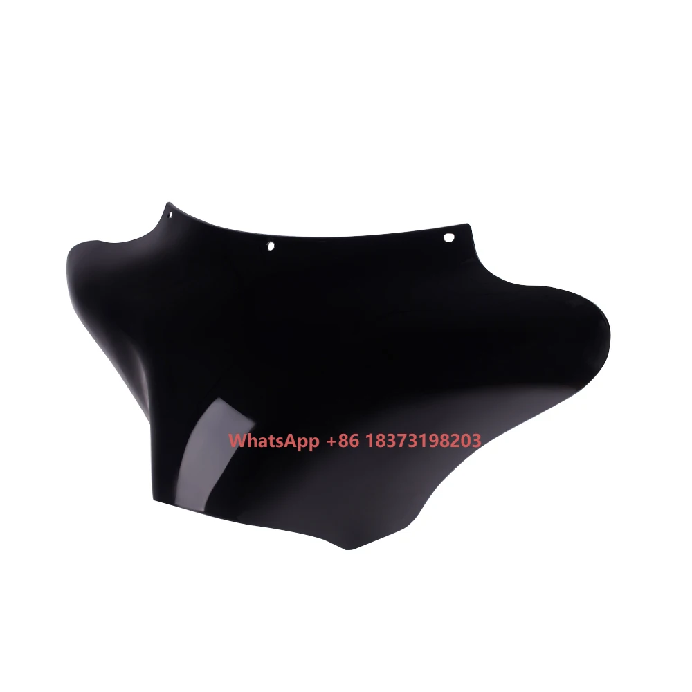 

Manufacture Hot Headlight Plastic Batwing Fairing China Motorcycle Fairing for Sale Front Outer Fairing HDF-001-BK