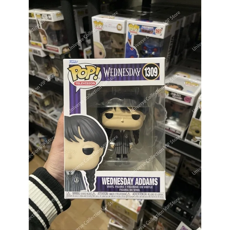 Nuevo Funko Pop Miércoles Addams Family No 1309 1310 1311 Jenna Ortega Figura Coleccionable de Vinilo Decoración de Escritorio Colección Regalo