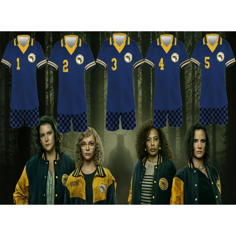 Мужская и женская футболка унисекс Yellowjackets, топы, шорты, спортивные поло с короткими рукавами в стиле хип-хоп, короткий комплект, спортивный костюм для косплея