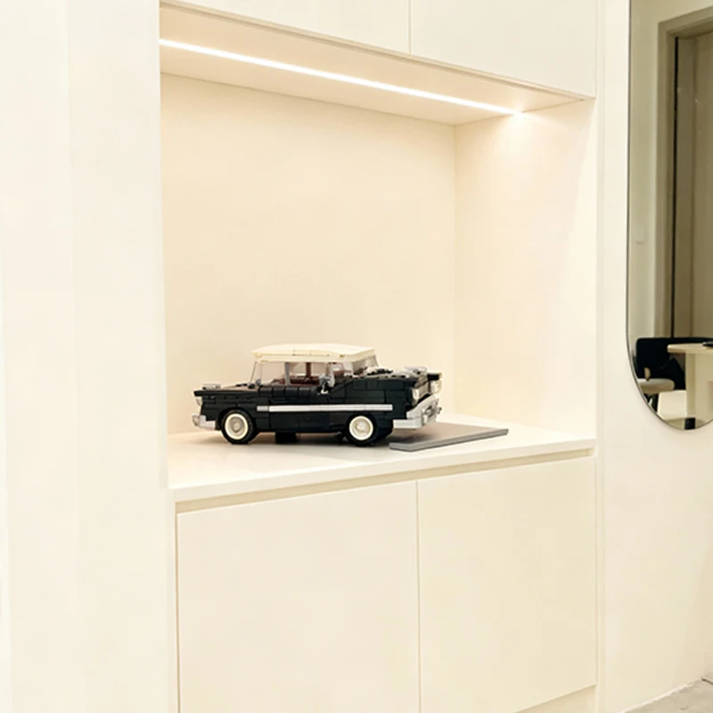 

Набор строительных блоков MOC Bowtie Impala Black City Champions, 326 деталей, модель для сборки, игрушка-конструктор, архитектурная модель, идея для самостоятельной сборки, рождественский подарок, креативный набор