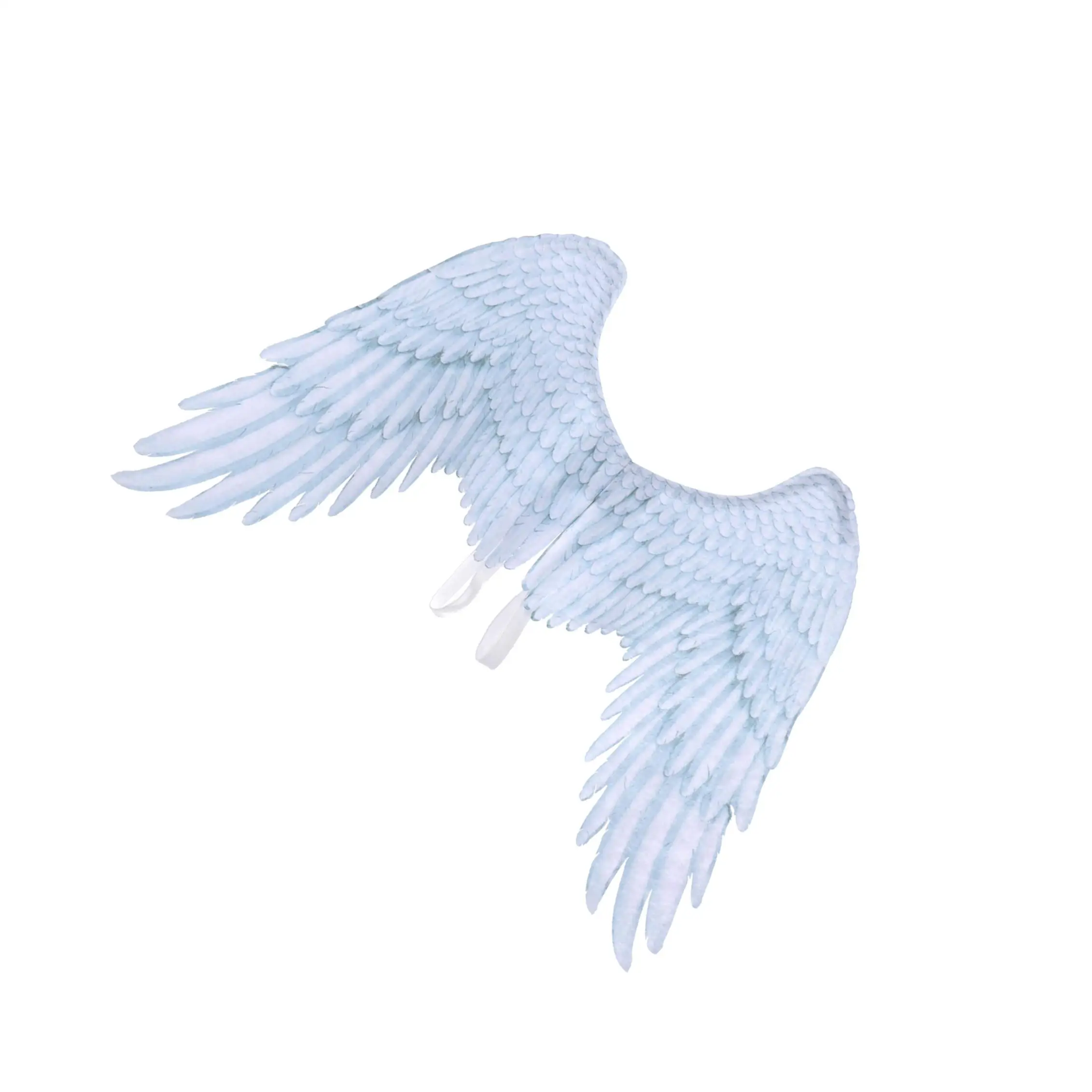 Ala d'angelo per bambini 3D per costumi da festa cosplay Costume da diavolo di Halloween per feste bianco