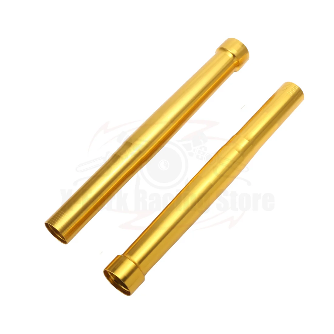 Tubos exteriores de horquilla delantera para motocicleta, barras de suspensión de choque, par dorado para Aprilia RSV4 1100, Ohlins 2019-2020, 507mm