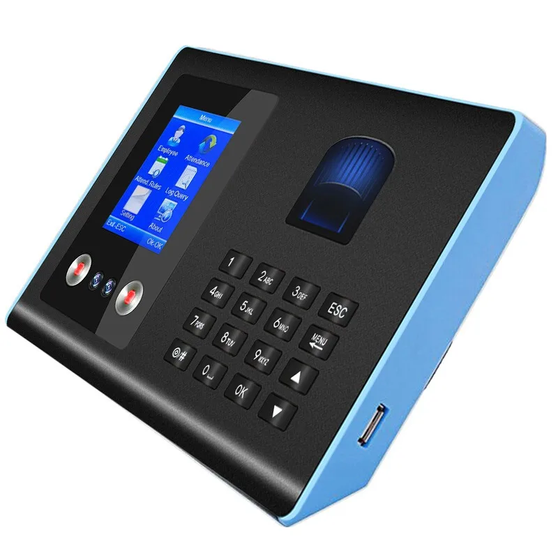 Face Attendance Machine FA01H Face Recognition Fingerprint Punch in English Version of The Office Staff Punch in Machine