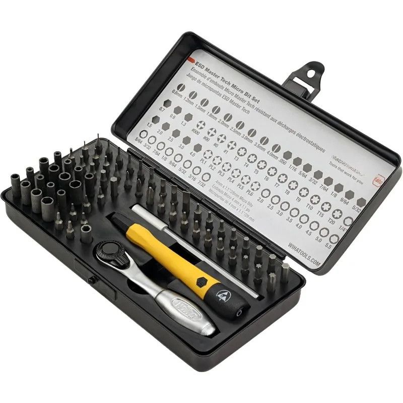 

75965 65 Piece System 4 ESD Safe Master Technician Ratchet And MicroBits Set
