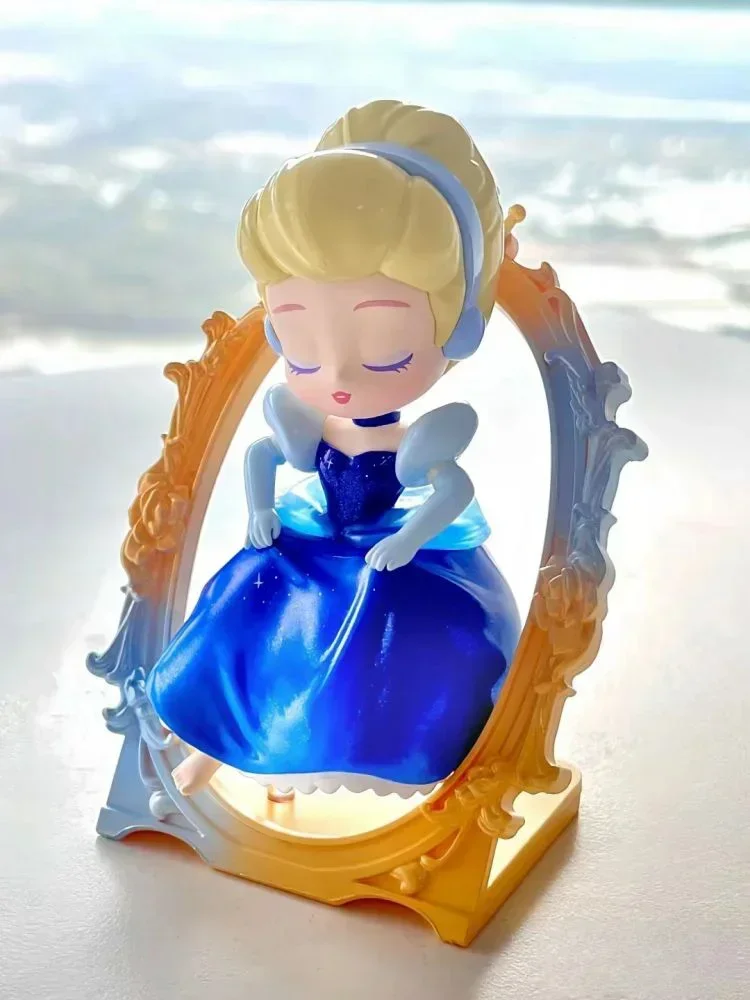 Disney Princess Chase A Dream Series Caixa cega, Figuras de ação Anime, Caixa Adivinha Surpresa, Brinquedos fofos, Modelo de desenho animado, Presente ornamentos