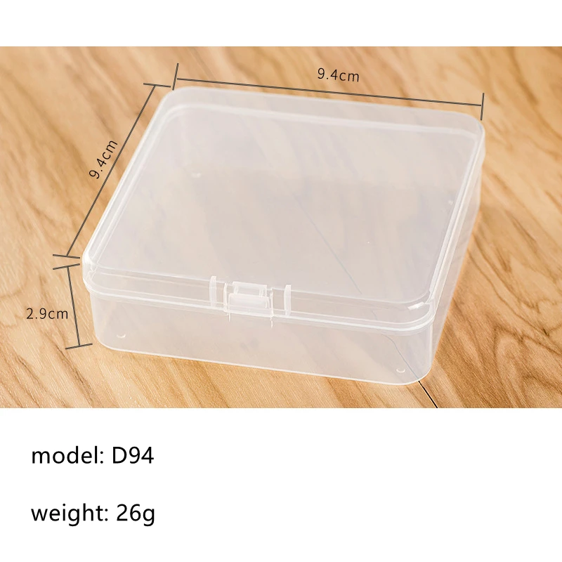 Mini Storage PP Box  Empty   Plastic Storage Box  Jewelry Earring Bead Screw Holder Case Display Organizer Container