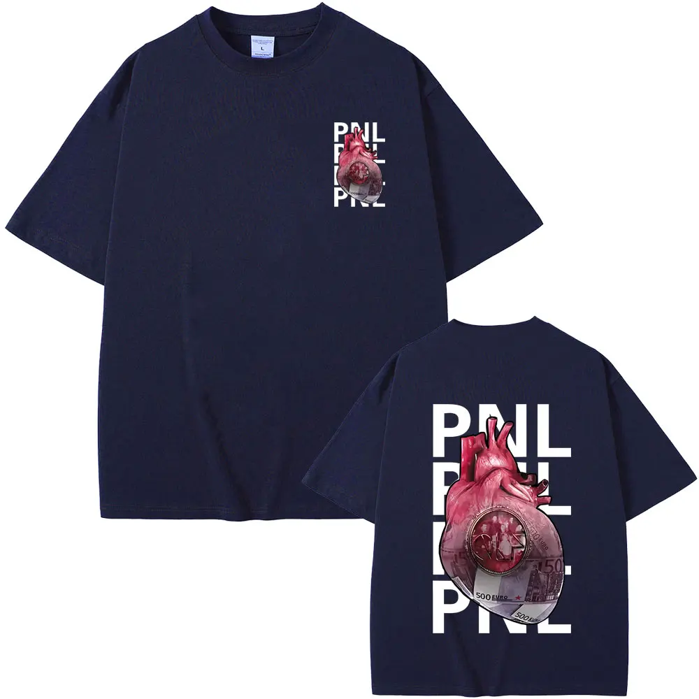 French Rapper PNL Que La Famille Le Monde Chico Album Graphic T-shirt Men Women Hip Hop Fashion Cotton T-shirts Tops Streetwear