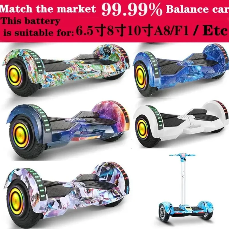 Imagem -06 - Recarregável Lithium Ion Baterias Elétrica Auto-balanceamento Scooter Hoverboard Monociclo Genuine 10s2p 36v 4400mah