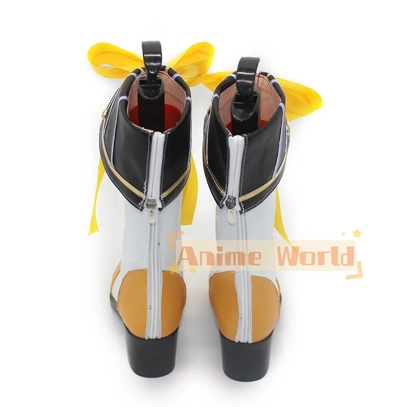 15th Anniversary Rin Cosplay Shoes Halloween Carnival Boots PU Leather Shoes Cosplay Props Custom Made