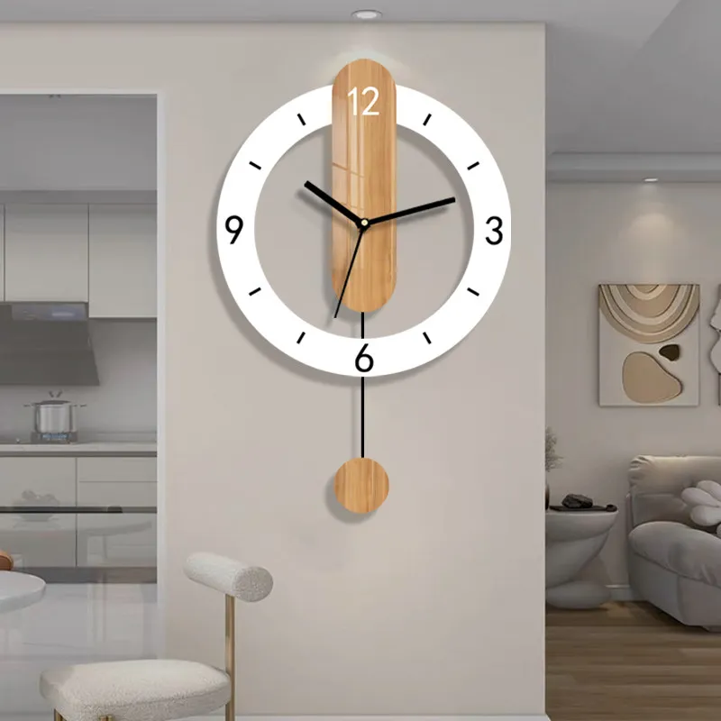 Y*-Design Minimalist Wall Watch Modern Interior Creative Aesthetic Clock Wall Nordic Round Orologio Da Parete Room Decorations