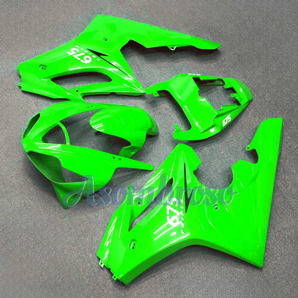 High Quality Motorcycle Fairing Kit for Triumph Daytona 675 2006 2007 2008 06 07 08 Green Body Frame fairings