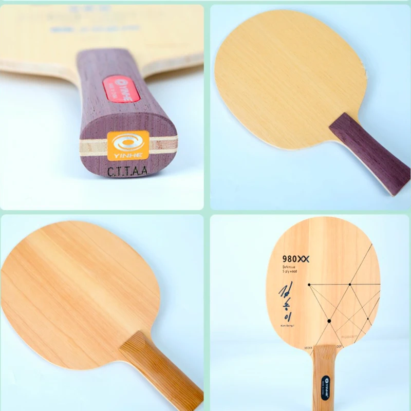 kimy？ YINHE 980/980XX Kim Song I Table Tennis Blade 5ply Pure Wood Table