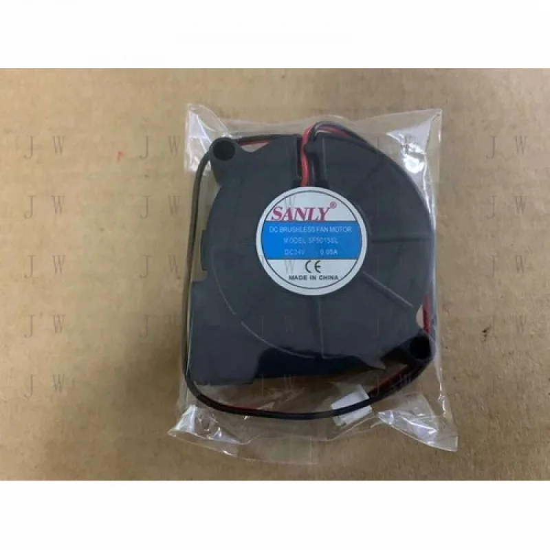 DDJ  FOR SANLY SF5015SL 24V 0.05A 5cm 5015 blower humidifier inverter cooling fan