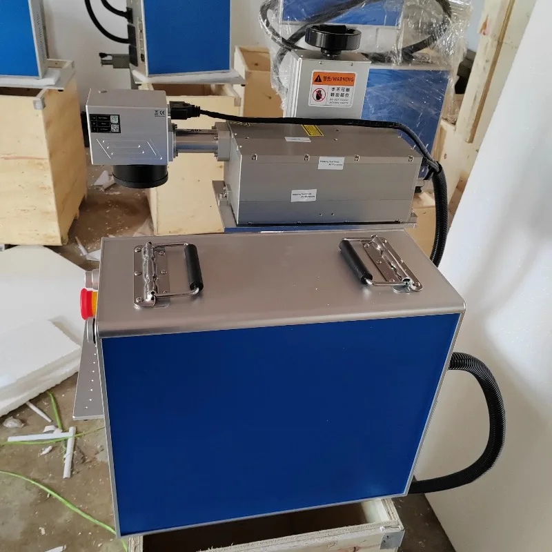 JPT 5Wor 10W УФ-лазерная маркировочная машина для гравировки на пластиковом стекле и металлическом материале включает водяной охладитель CWUL-10 и роторный