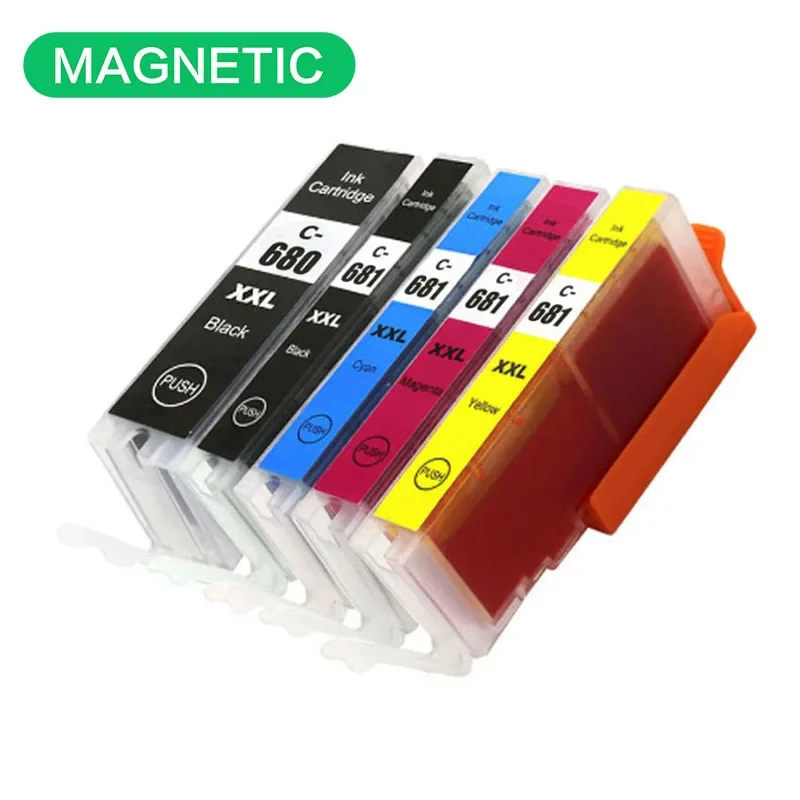 PGI-680 CLI-681 Compatible for pgi680 cli681 ink cartridge for Canon for PIXMA TR75 60 TR8560 TS6160 TS8160  TS9160 TS6260 TS706