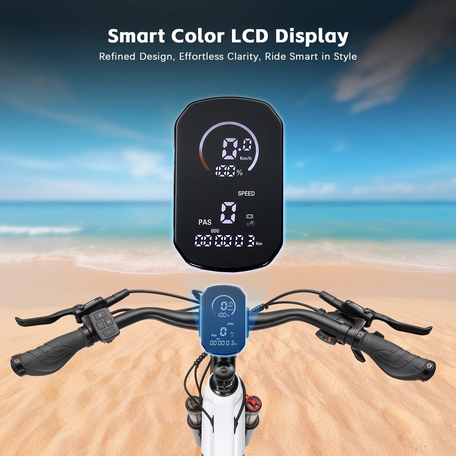 PURE UNICORN U8 Mittelmotor 500W E-Bike Drehmomentsensor Elektrofahrrad für Damen 48V 14Ah Samsung-Akku 27,5 Zoll Straßenfahrrad für Frauen – Detail 5