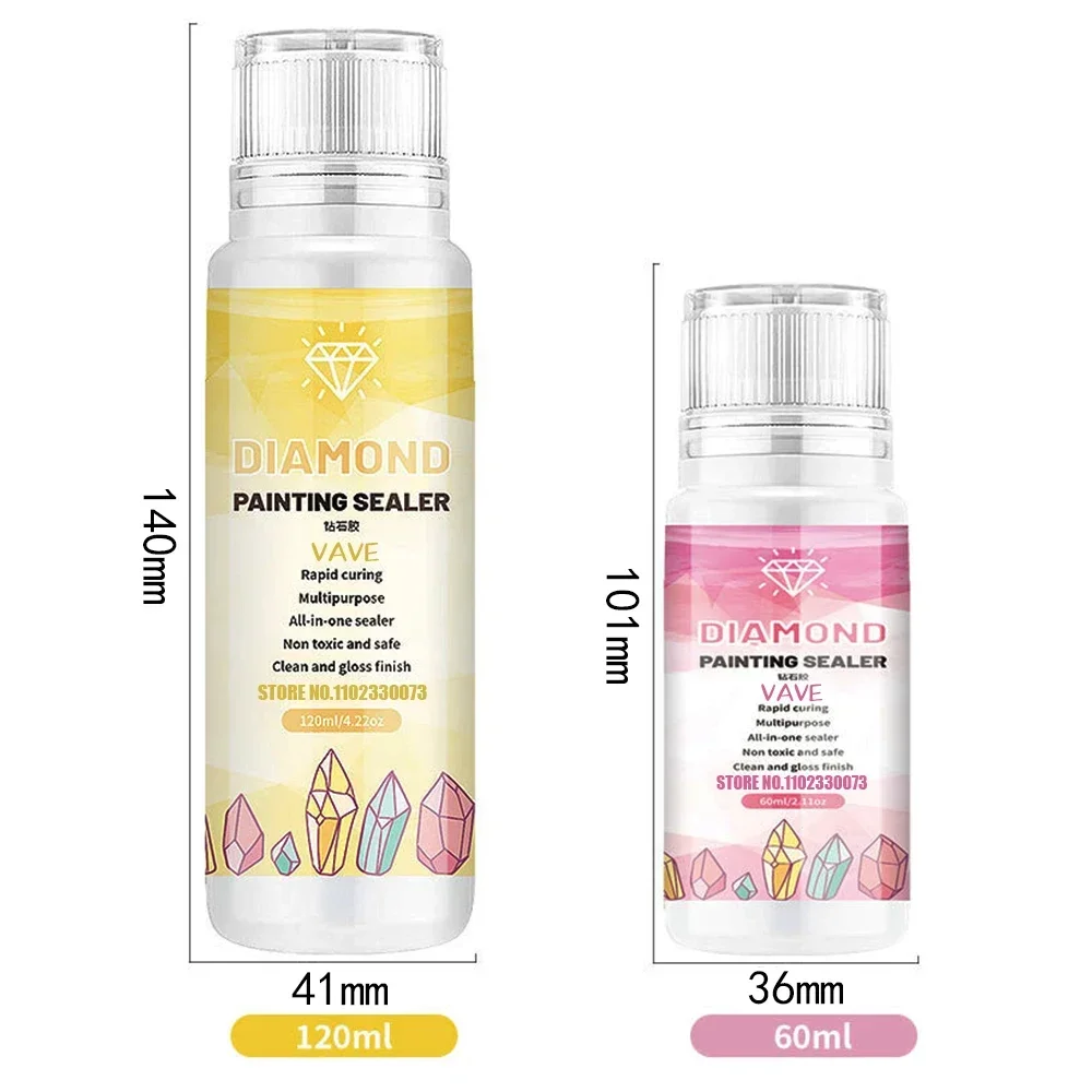5d Diamond Painting Tools Glue Permanent Hold Shine Effect Puzzle Sealer Sticky Diamond  Embroidery Mosaic Glue Gel Accessories