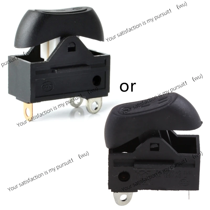 Black Red Electrical Hair Dryer Button Switch On Off Electric Hot Water Bottle Heater Rocker Switch 3 Gear Toggle Type