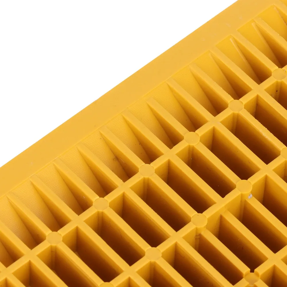 10PCS Durable Double Yellow Road Reflectors Plasticl Universal Pavement Markers Compact Reflective Driveway Markers