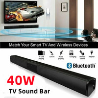 Soundbar HIFI Wireless Bluetooth Speaker Home Theater TV Computer Echo Wall Stereo Surround FM Radio Remote Control Subwoofer