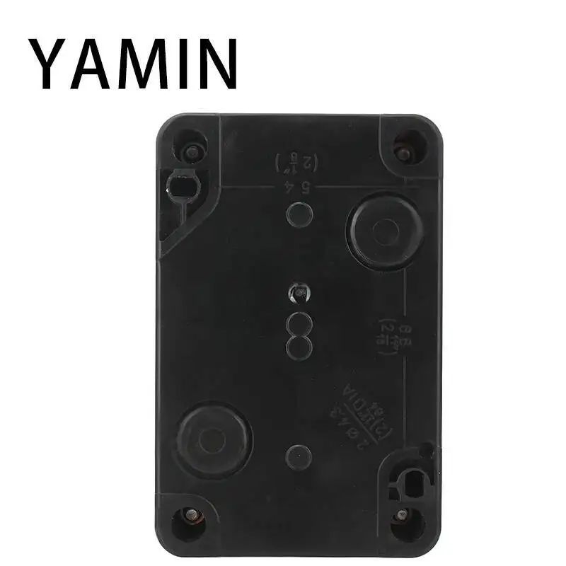 Interruttore della stazione a pulsante con scatola Reset momentaneo Due posizioni NO NC Solenoide motore arresto avviamento remoto IP55