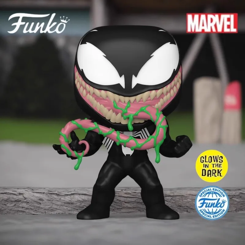 Funko Pop Original Genuine Marvel Venom Iron Man Captain America Black Panther Action Figure Toys for Boys Girls Gift