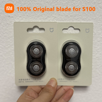 Original Xiaomi Mijia S100 Shaver Head Replacement Electric Razor Head IPX7 Waterproof Shaving Machine Beard Trimmer Blade