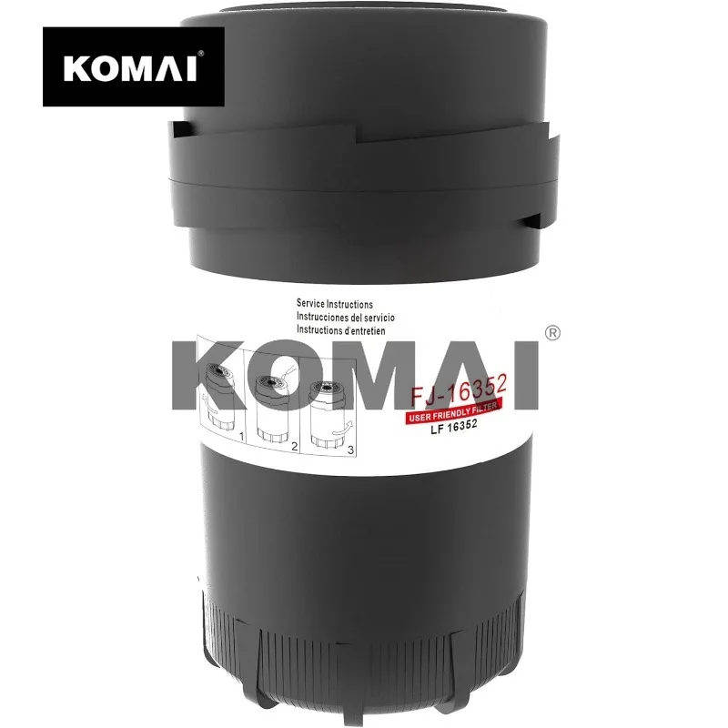 

KOMAI LF16352 Oil Filter Replacement for ISF3.8 QSF2.8 QSF3.8 Diesel Engines Cross References 5262313 P556352 B40050 SO10116 SP