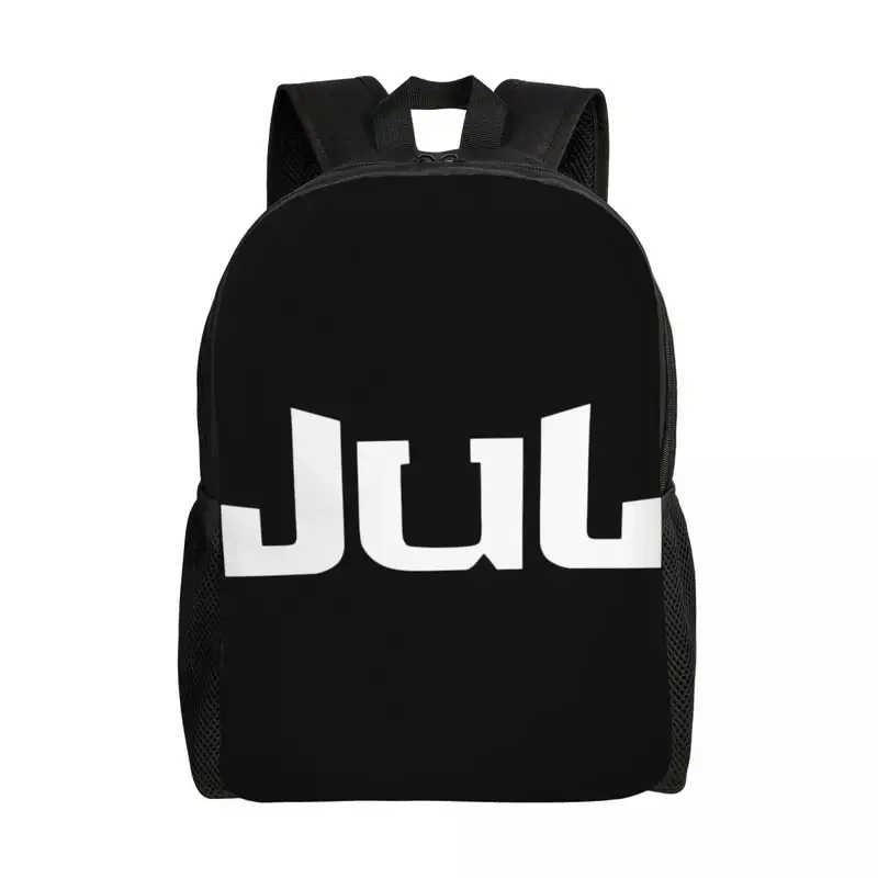 Personalizado julho mochila de viagem das mulheres dos homens escola computador bookbag rapper francês música faculdade estudante daypack sacos