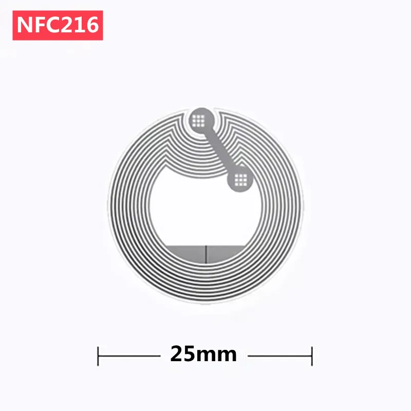 Ntag216 Self-adhesive NFC Lable Tag Sticker 13.56MHz ISO14443A electronic tag Universal 216 RFID Phone Available Adhesive Label