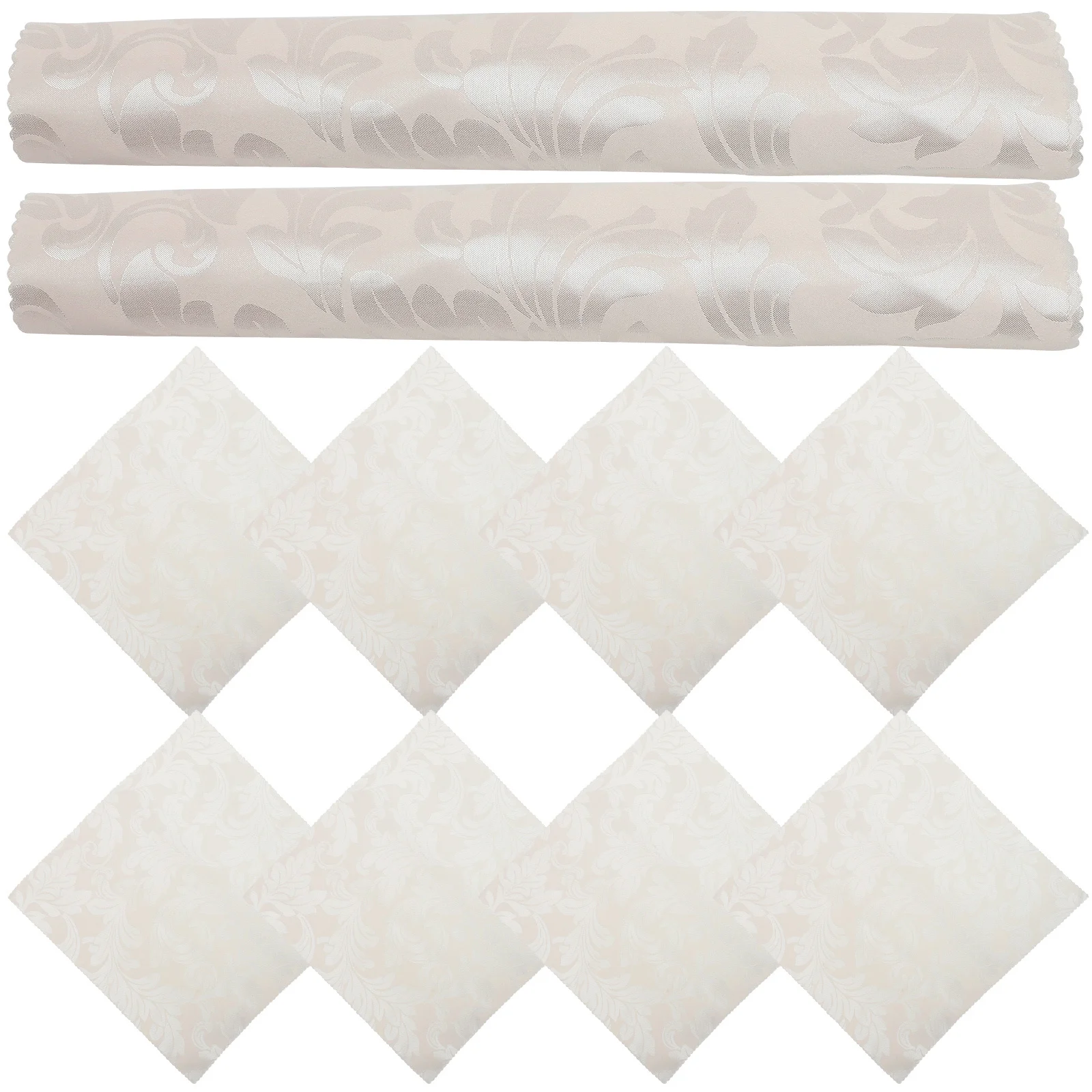 

10pcs Washable Reusable Polyester Elegant Soft Tableware For Dinner Parties Weddings Festivals Restaurants Home Kitchen Decor