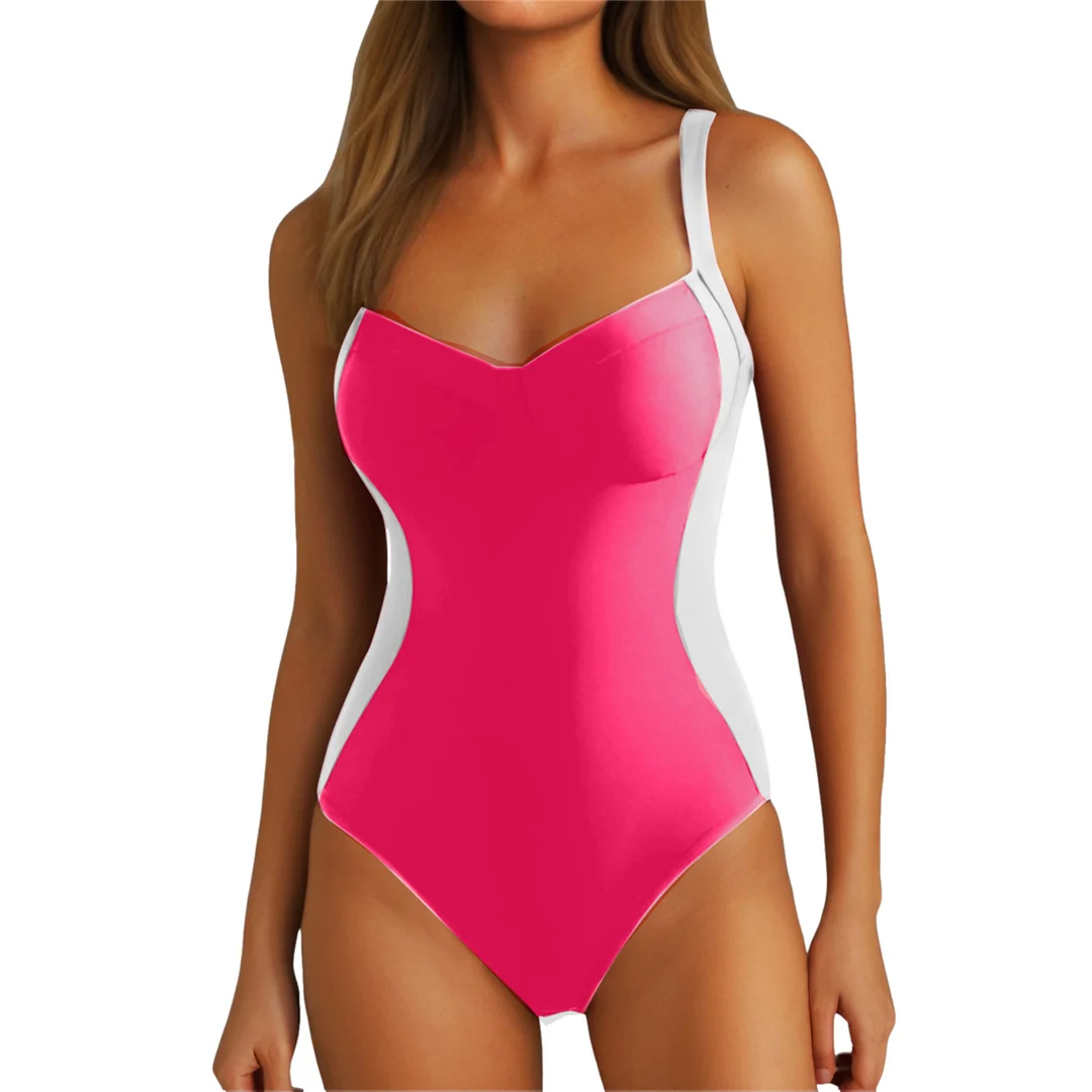 S - XL, 7 Farben, einteiliger Badeanzug mit Schnürung und Spitze, Damen-Badebekleidung, hoch geschnittene Beine, rückenfreier Badeanzug, Badeanzug, Modell V6952. – Detail 12