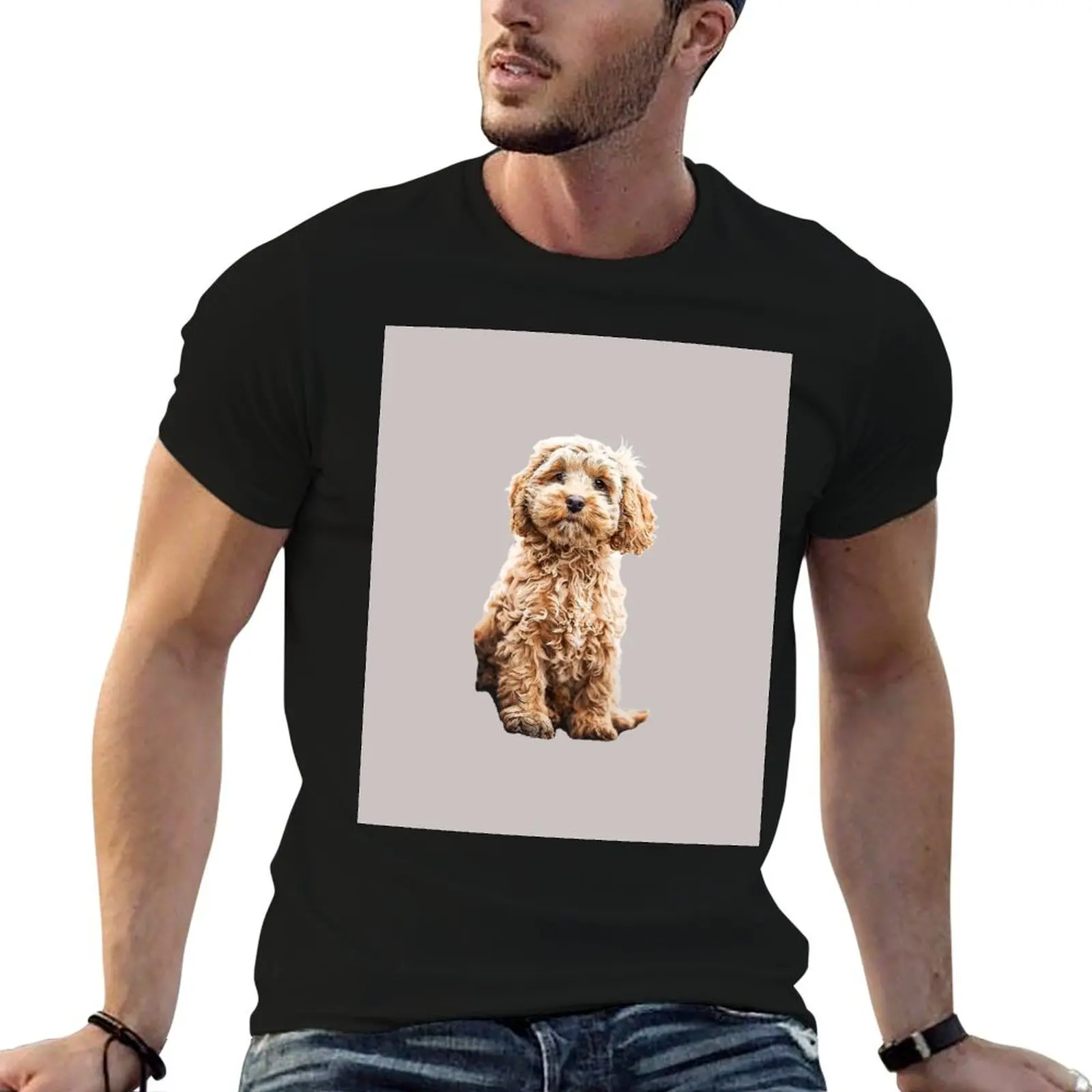 Cockapoo Cavoodle Labradoodle Cute Puppy Dog- Poodle x T-Shirt Casual Loose Fit Summer Tee Shirt