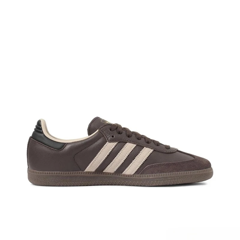 Adidas Originals SAMBA OG Men's and Women's Outdoor Sports Shoes, Light Comfortable, Low Top Leisure Wear, Sneakers, Brown