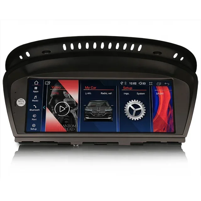 Erisin ES3360I 2K IMAX IPS Android 13 Qualcomm Snapdragon Car Stereo GPS for   E90 E91 E92 E93 E60 E61 E63 E64 car dvd player