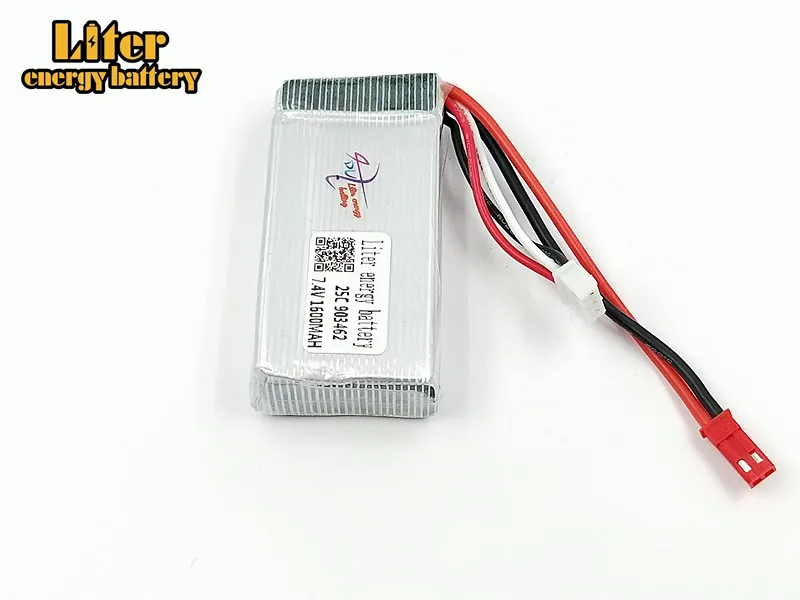 20pcs 7.4V 1600mAh lithium WLtoys V913 L959 L202 days Yi TY923 Huajun HJ817 HJ816 903462 25c