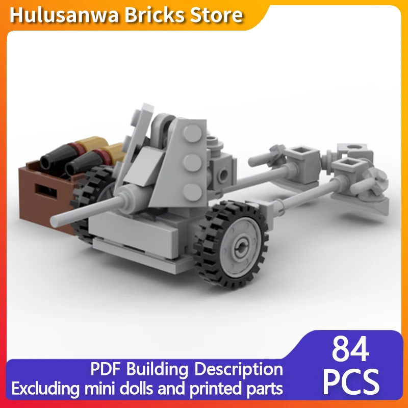 

Panzer Ernhrkanone 36, WW2, модель противотанкового пистолета MOC, строительные кирпичи, военное оборудование, модульные подарки, праздничная сборка, детский игрушечный костюм