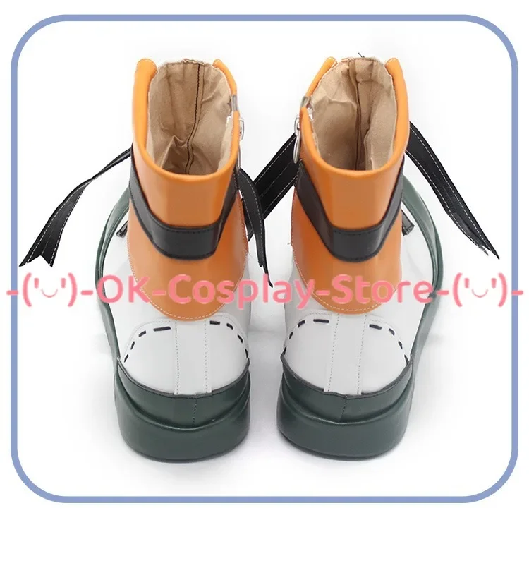 Sirfetch'd Cosplay Shoes PU Leather Shoes Halloween Carnival Boots Anime Lauchzelot Cosplay Props Custom Made