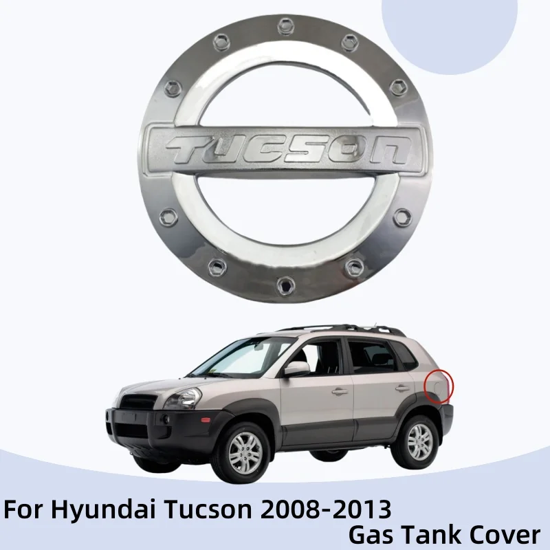 For Hyundai Tucson 2006 2007 2008 2009 2010 2011 2012 Gas Tank Cover Trim Car Accessories Exterior Components Decorate