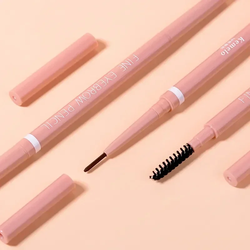 1PC 1.5mm Ultra Fine Double-Ended Eyebrow Pencil Waterproof Sweat-proof Long Lasting Professional Eye Makeup For Women